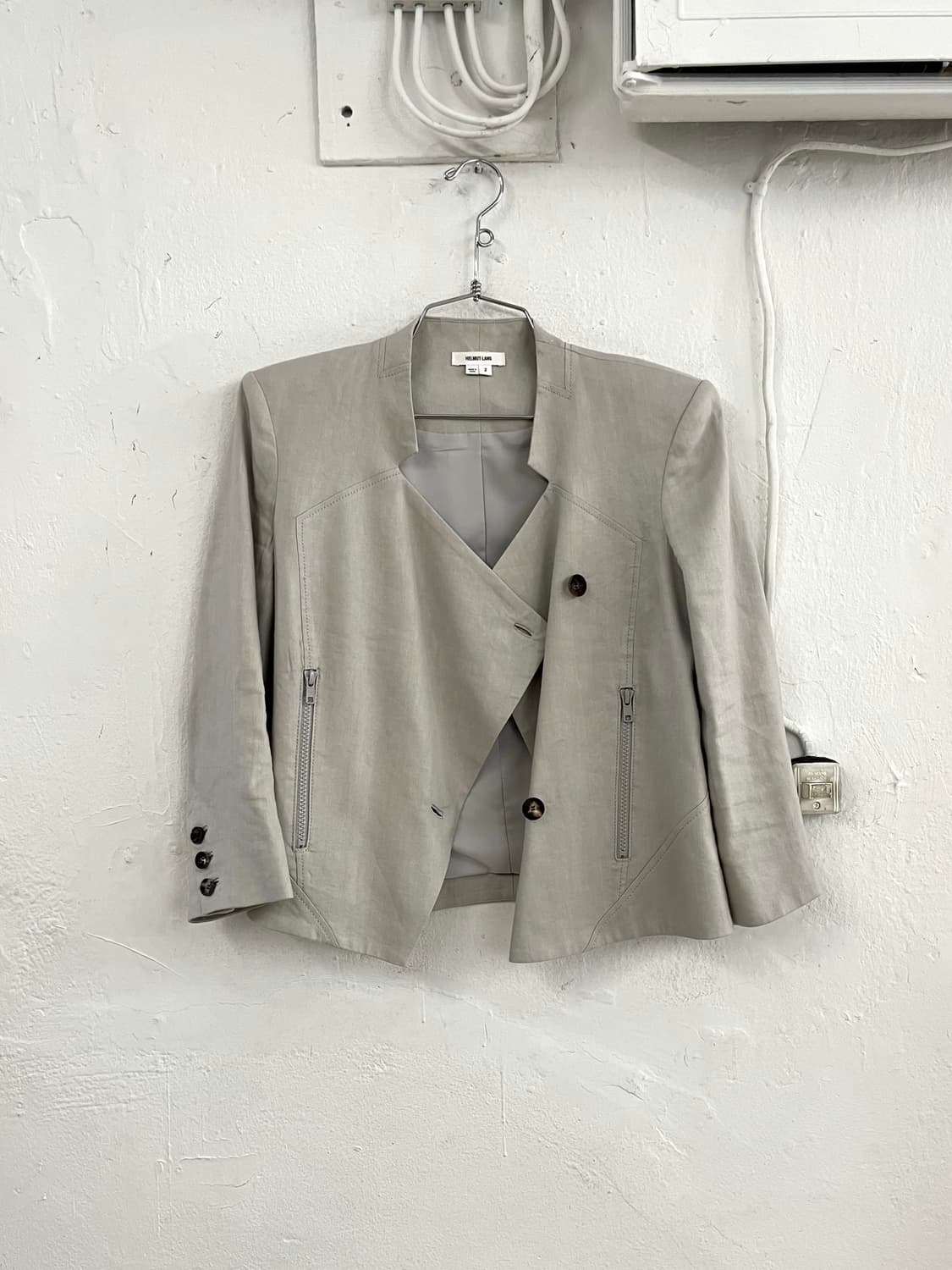 헬무트랭 린넨 모터 자켓 상품이미지5