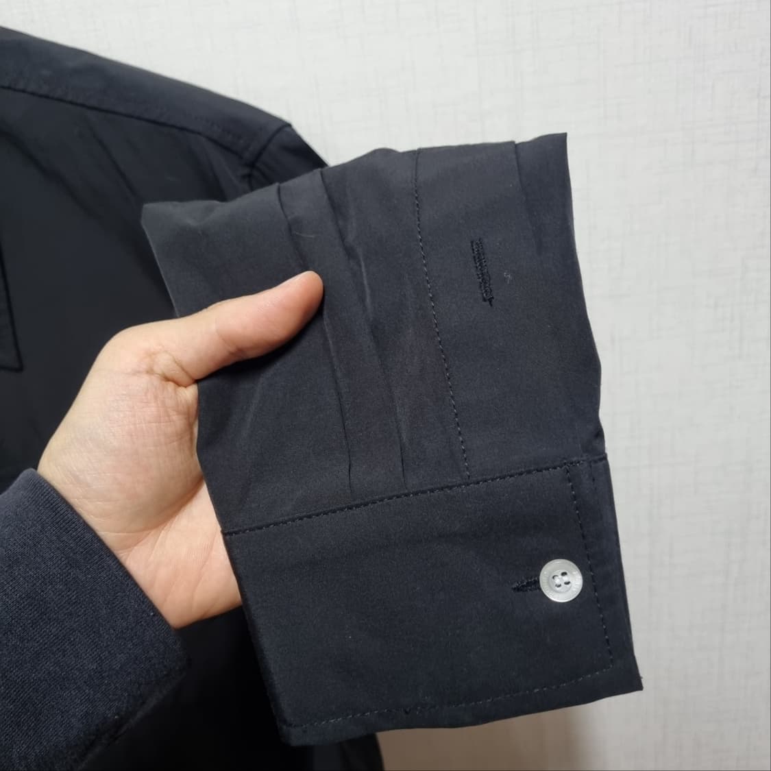 ( L ) 플라스틱프로덕트 블랙 셔츠 자켓 상품이미지2