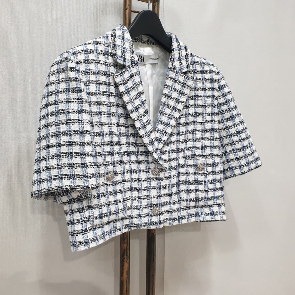 ZARA 자라 크롭 트위드자켓 S 상품이미지2