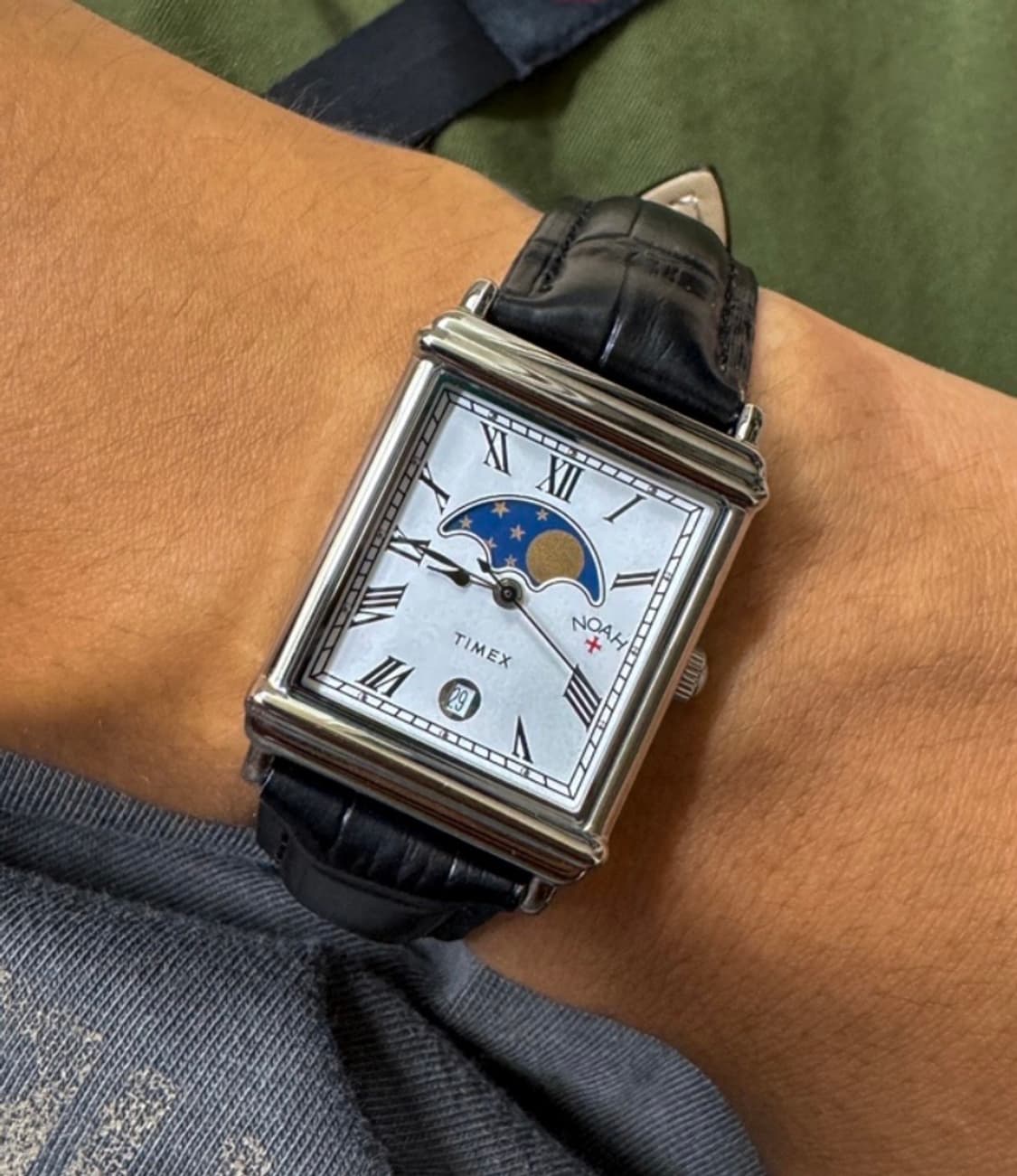 WMT CHRONO CLUB 문페이즈 사각시계   (리폼)세상에 단 하나 상품이미지8