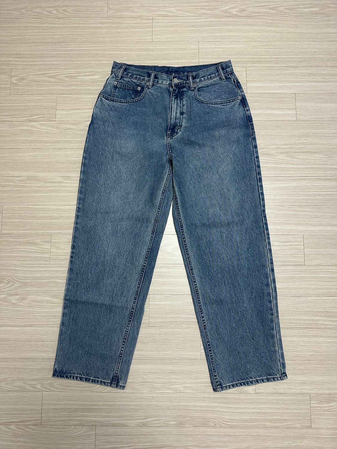 디스이즈네버댓 릴렉스드 진 워시드 블루 상품이미지3