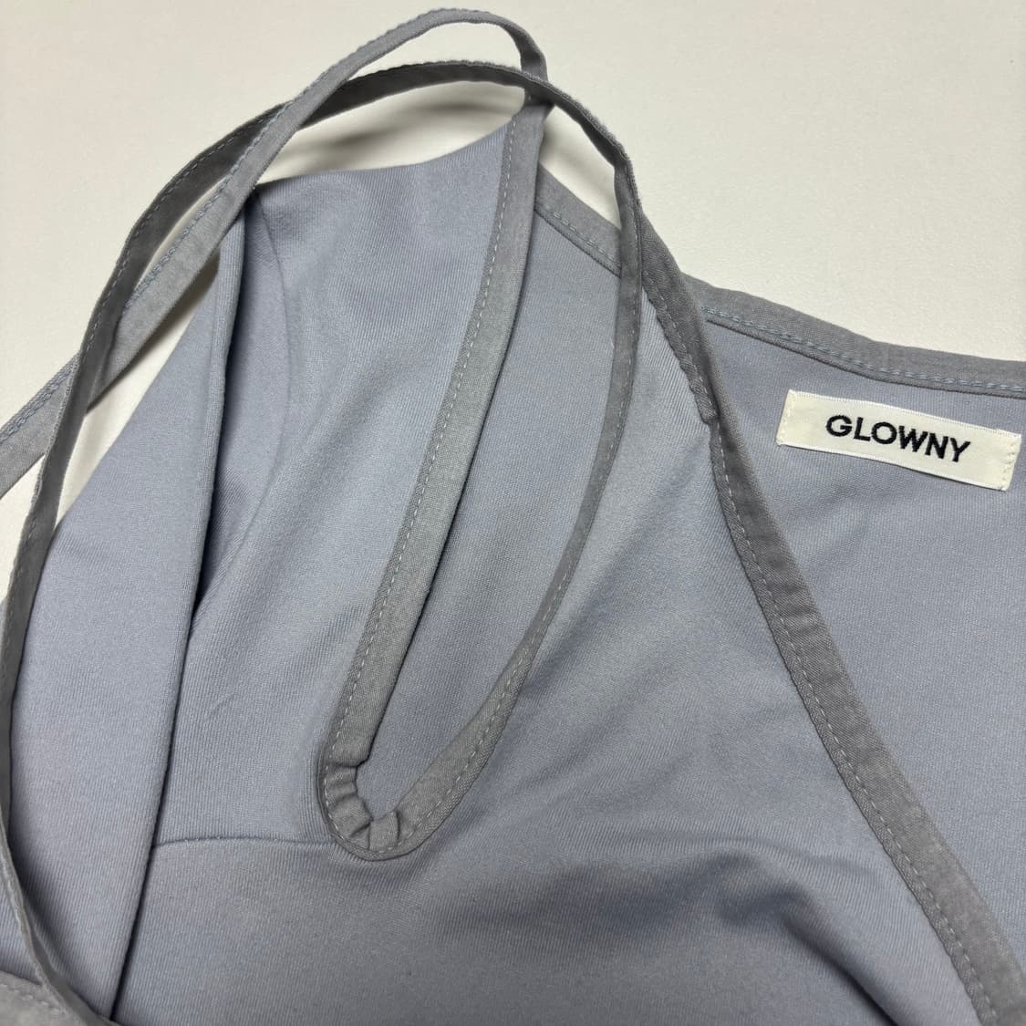 MIA SQUARE NECK LONG SLEEVE (COASTAL GRA 상품이미지3