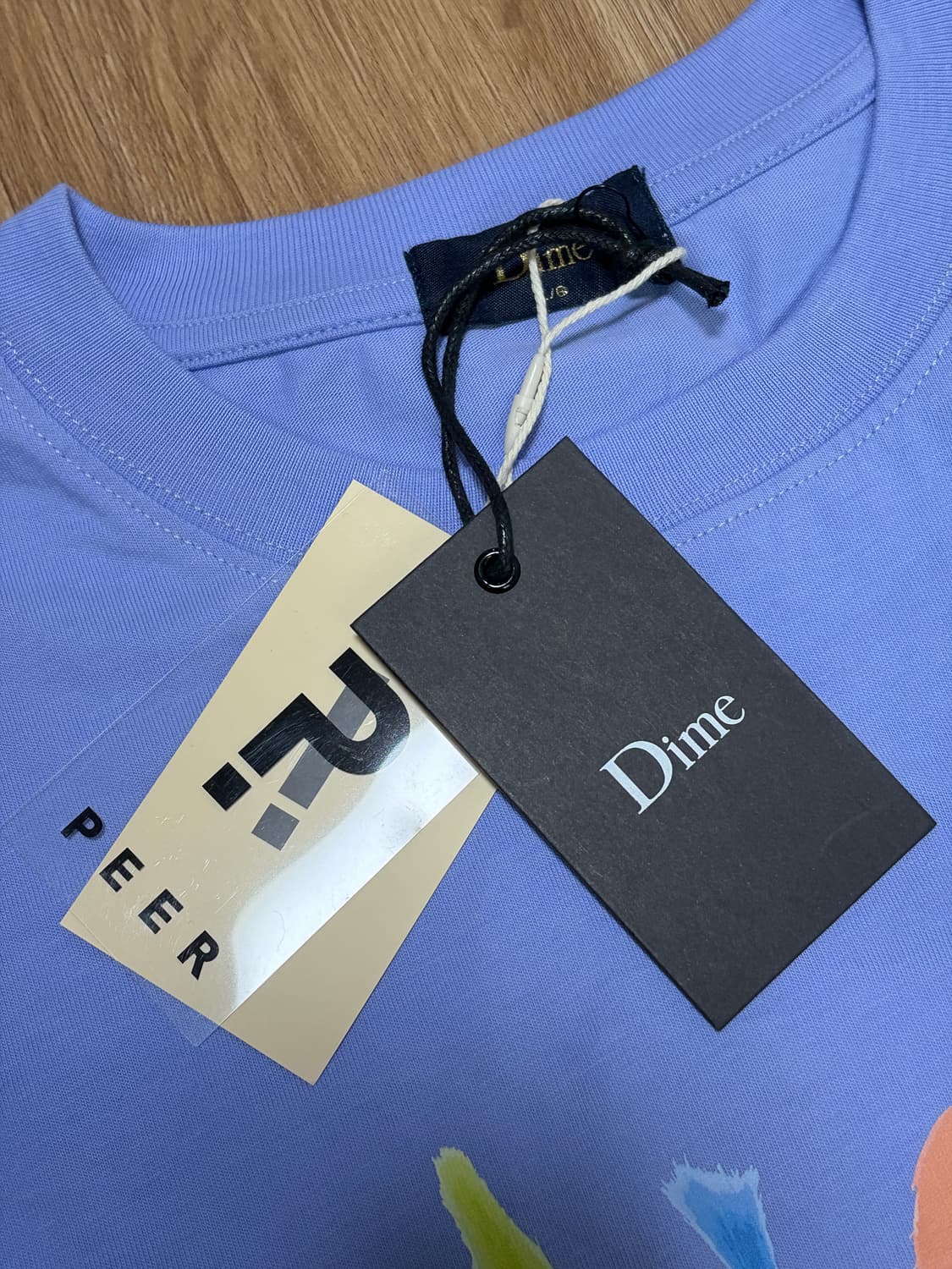 (새상품)Dime 라벤더 그래픽 반팔티 L 상품이미지2