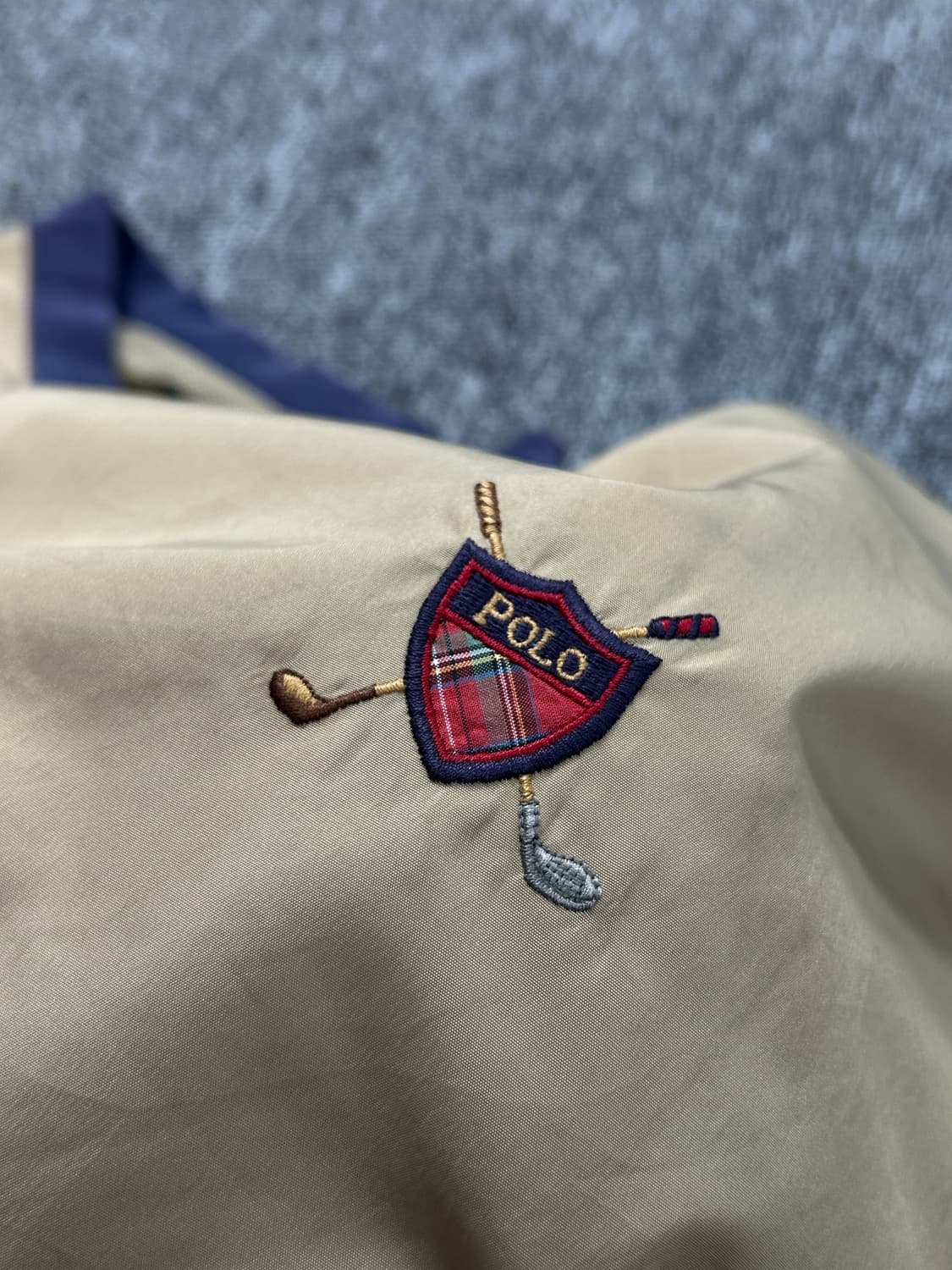 폴로 골프 나일론 베이지 웜업  상품이미지2