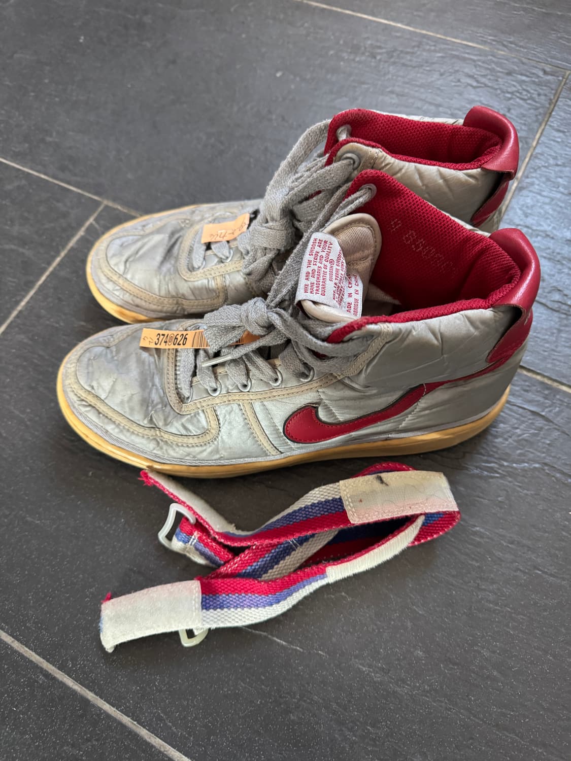 Nike 나이키 반달하이 슈프림 메탈릭실버 270 상품이미지2