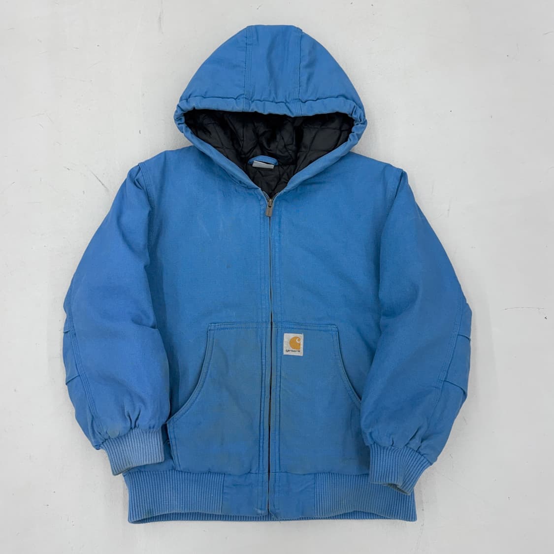 칼하트 J130 덕액티브 후드 워크자켓 하늘색 상품이미지2
