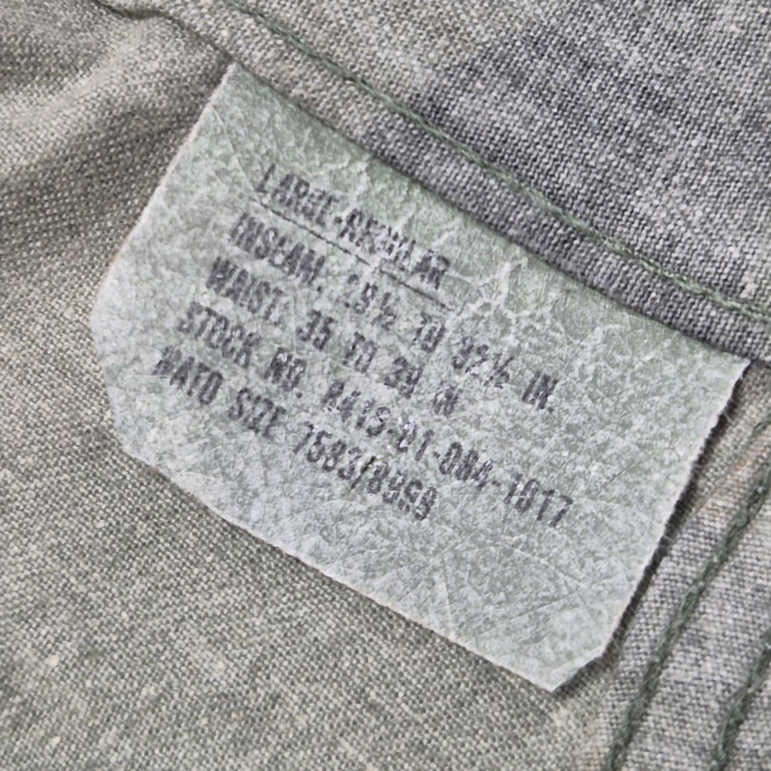 [L]US ARMY BDU -859 상품이미지3