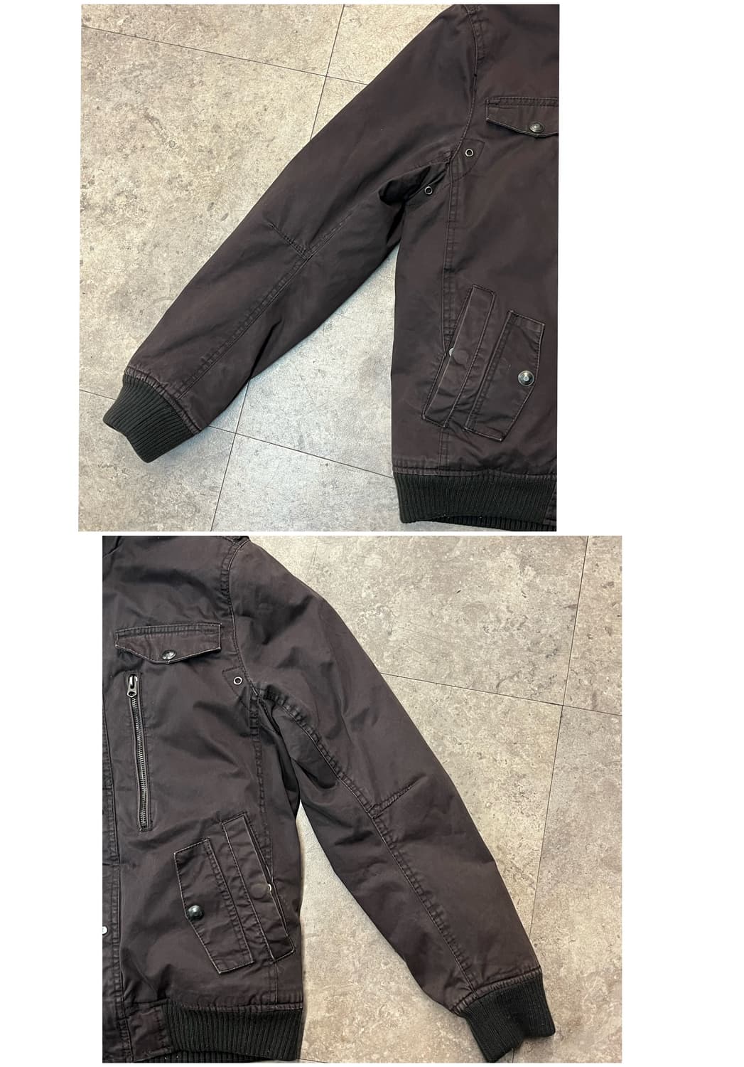 자라 버클 자켓 브라운 S #csz1932 상품이미지8