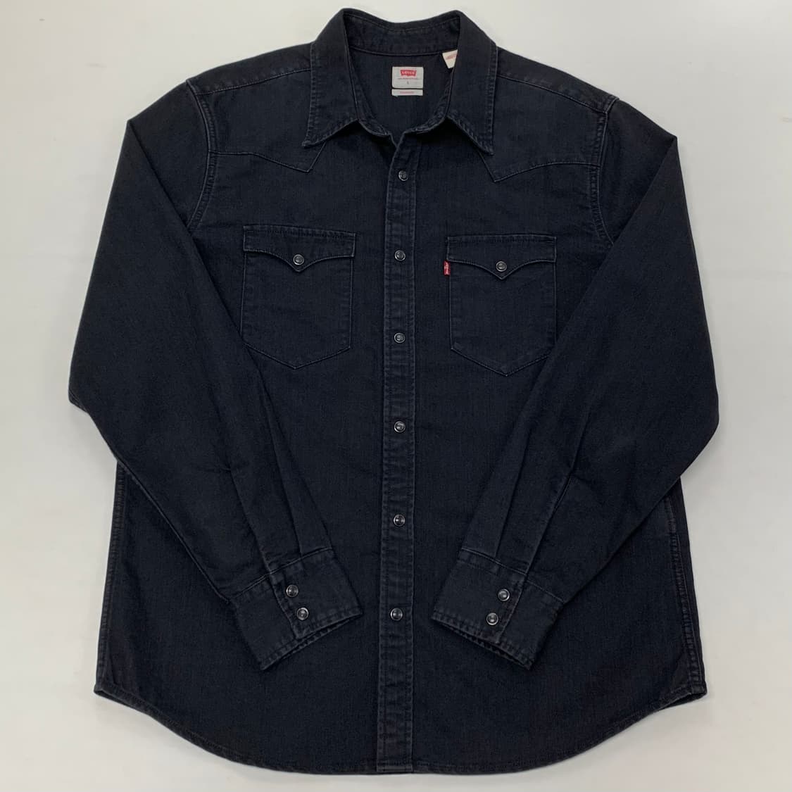 리바이스 스탠다드 흑청 웨스턴 셔츠 남방 (L) 상품이미지1