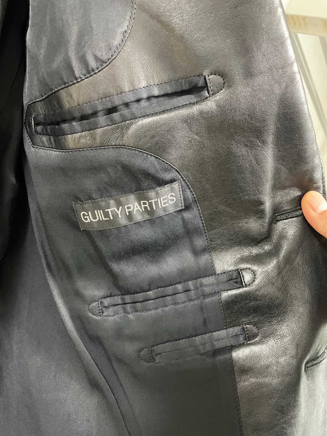 와코마리아 19FW 웨스턴 소가죽 레더 자켓 (M) 상품이미지5