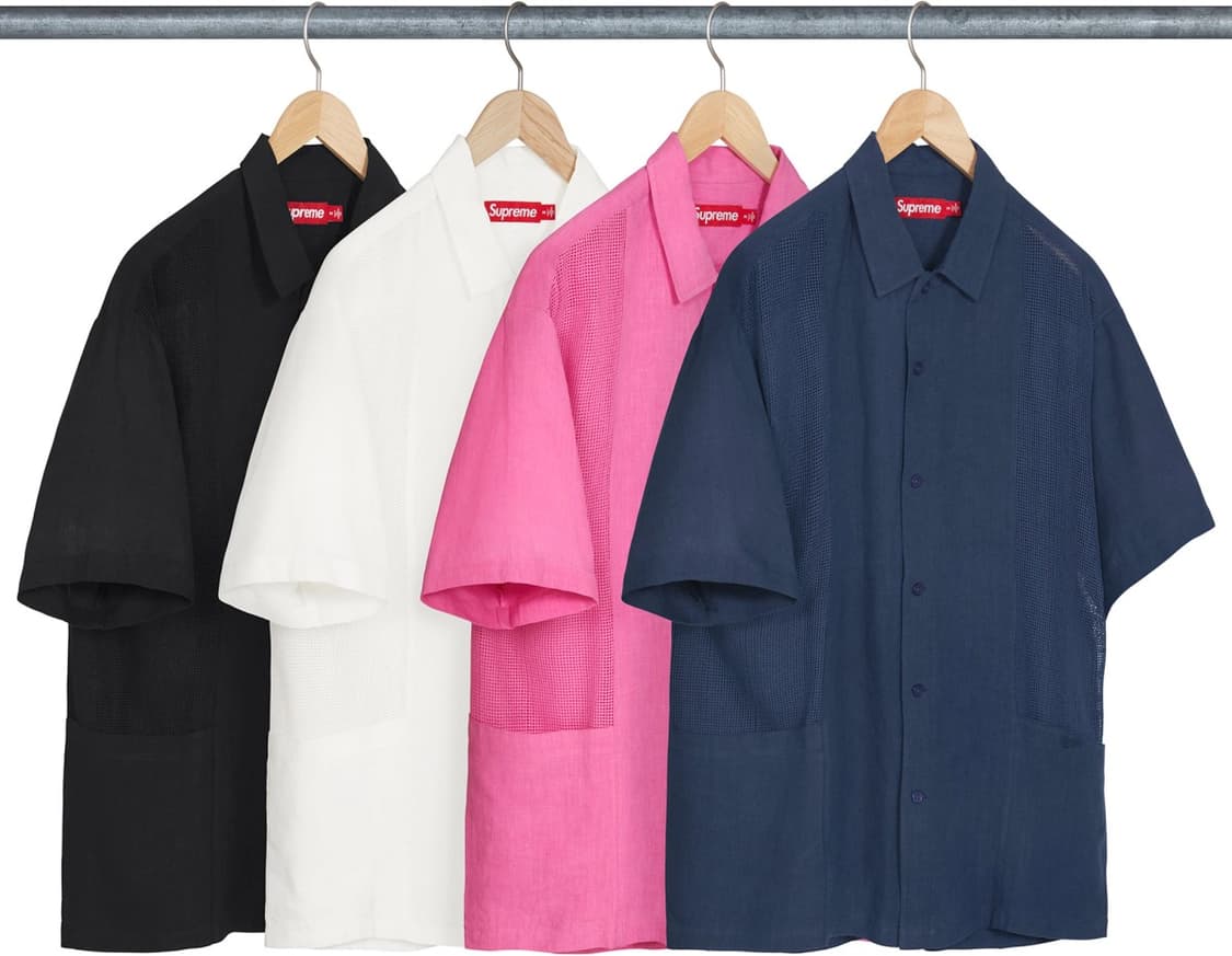 Supreme
Mesh Panel Linen Shirt Pink (L) 상품이미지10