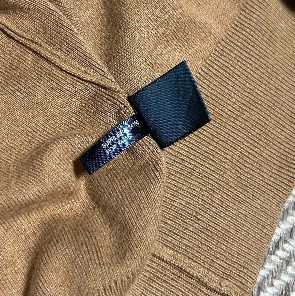 [M] Polo 폴로 랄프로렌 베이지 브이넥 코튼 니트 상품이미지5