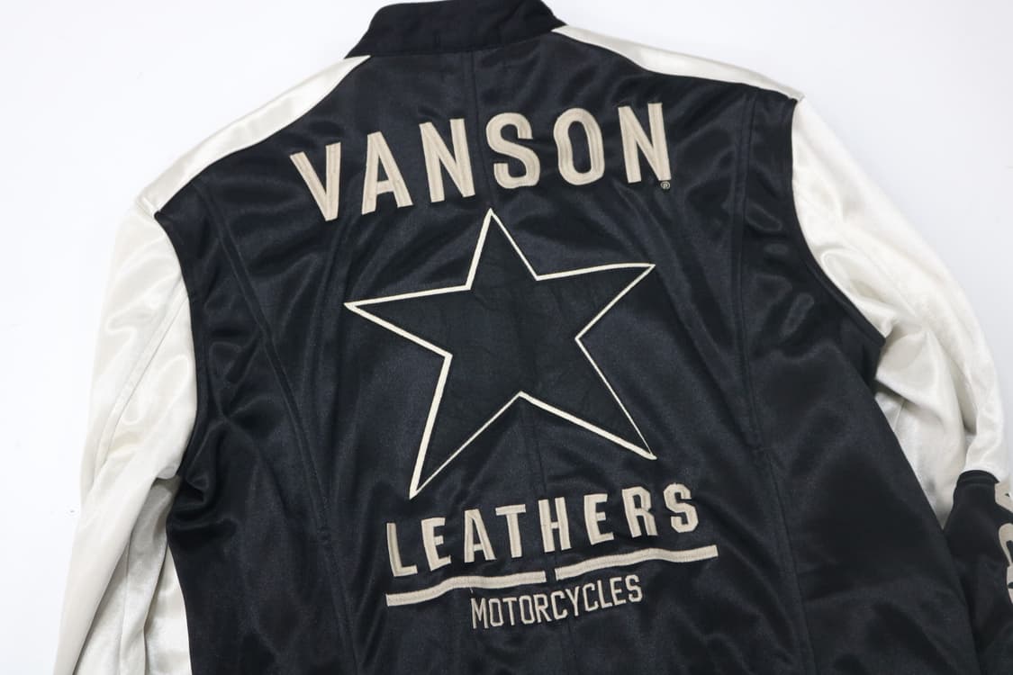 VANSON 밴슨 빈티지 멀티 패치 레이싱 트랙 자켓 (XL) 상품이미지8