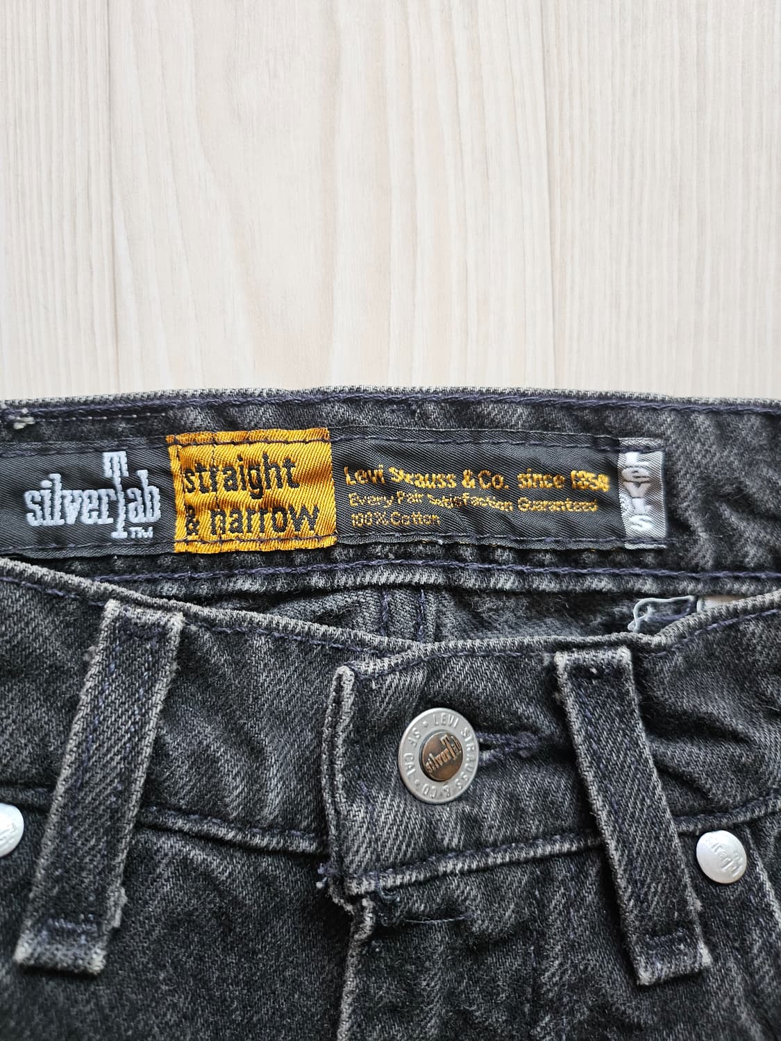 90s 리바이스 실버탭 여성 흑청 상품이미지3