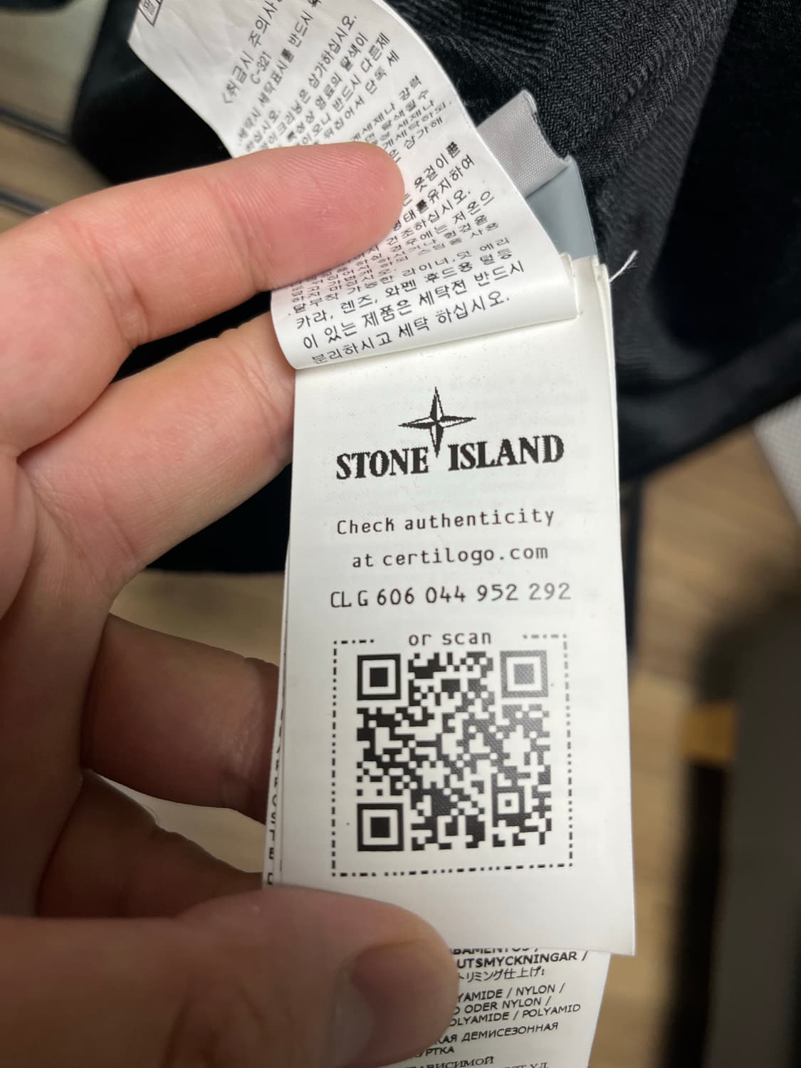 스톤 아일랜드 크링클랩스 오버셔츠 블랙 xl 상품이미지6