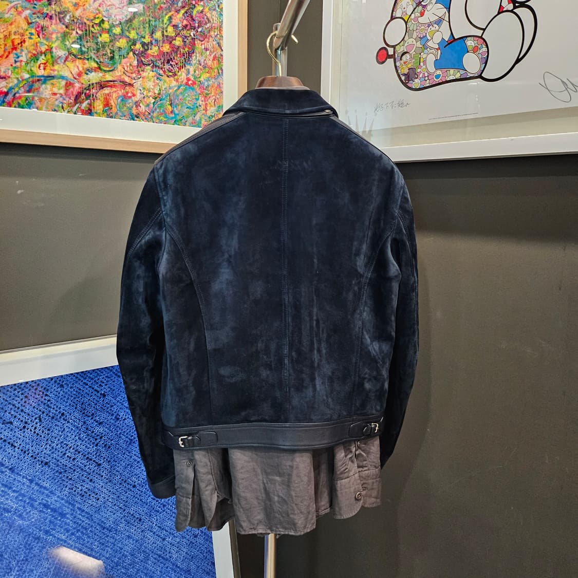 톰포드 풀 그레인 레더트림 스웨이드 신상 트러커자켓 상품이미지7