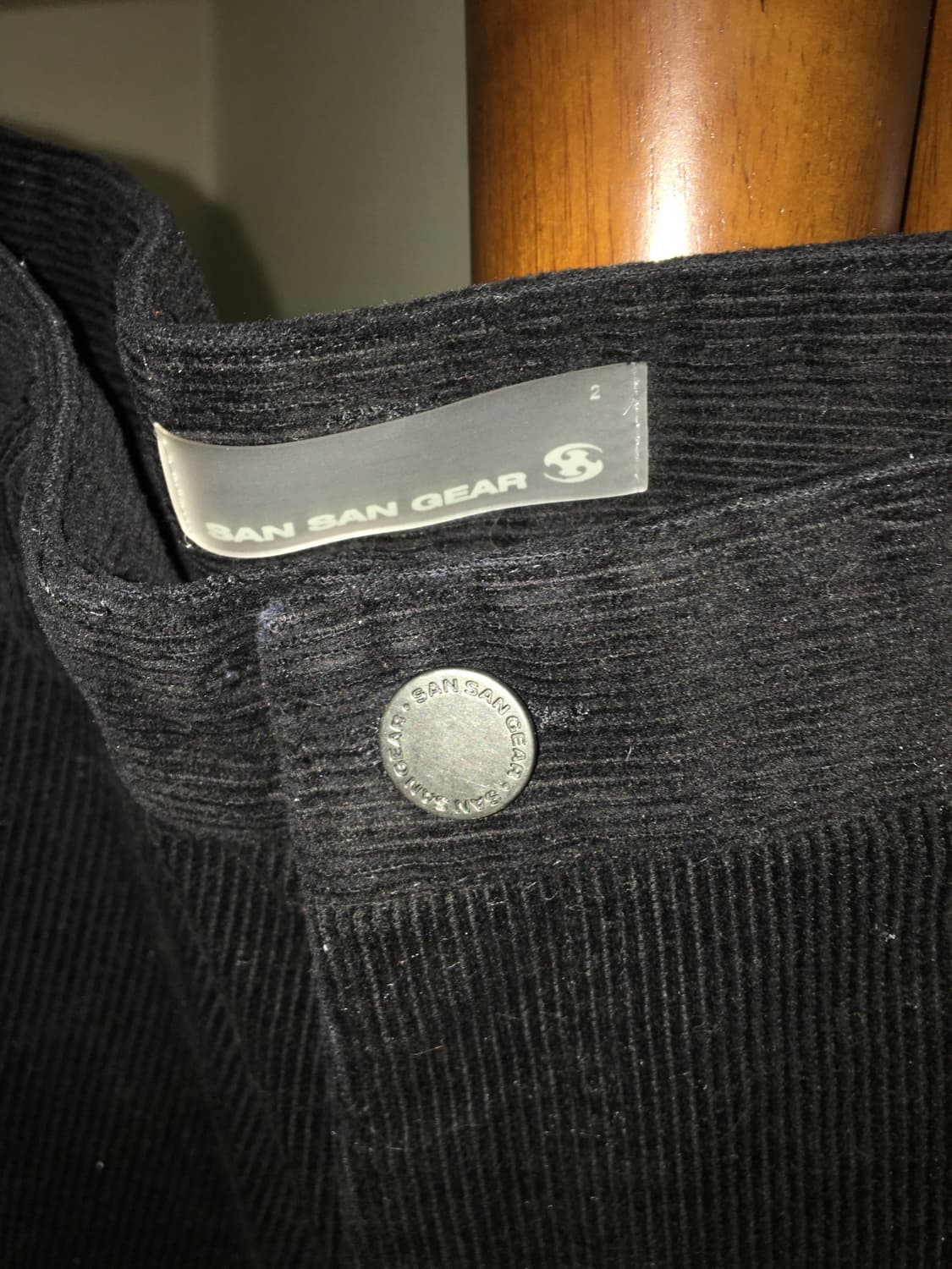 산산기어 코듀로이 포켓 팬츠 블랙 상품이미지4