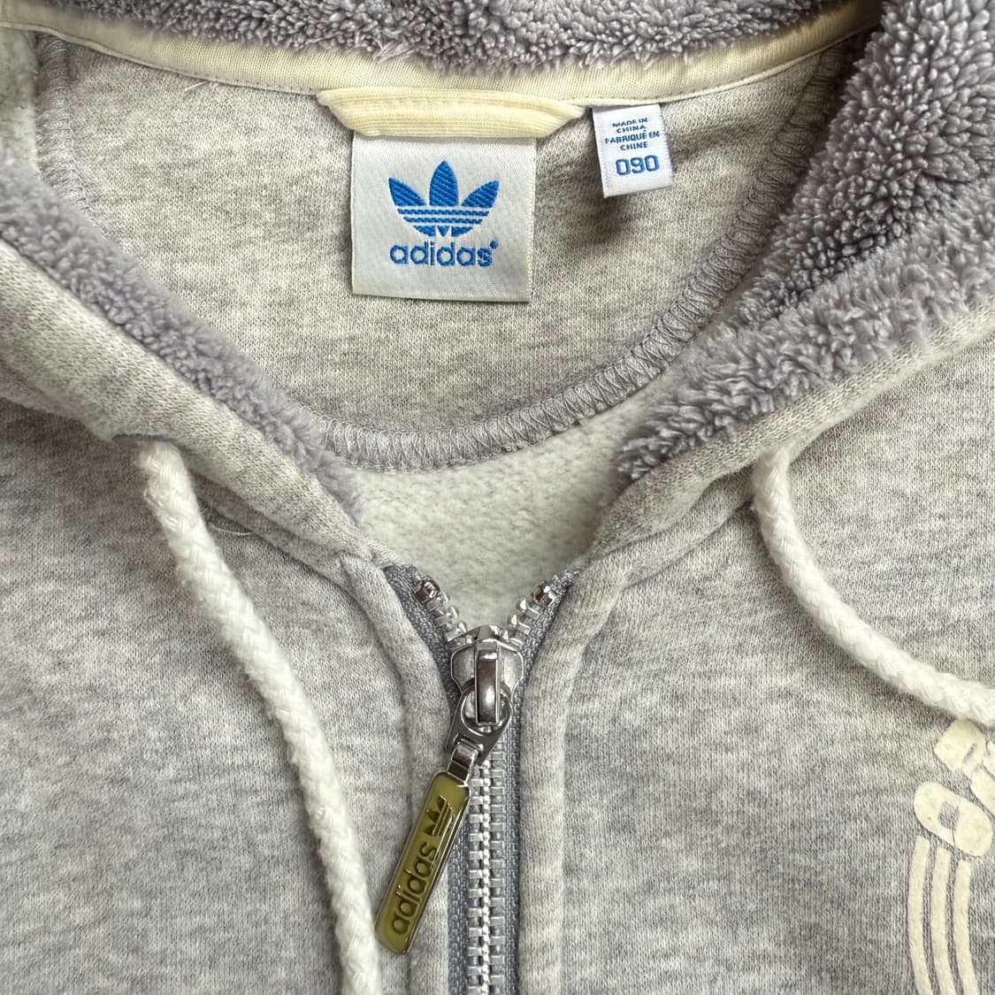 아디다스 기모 후드집업 상품이미지3