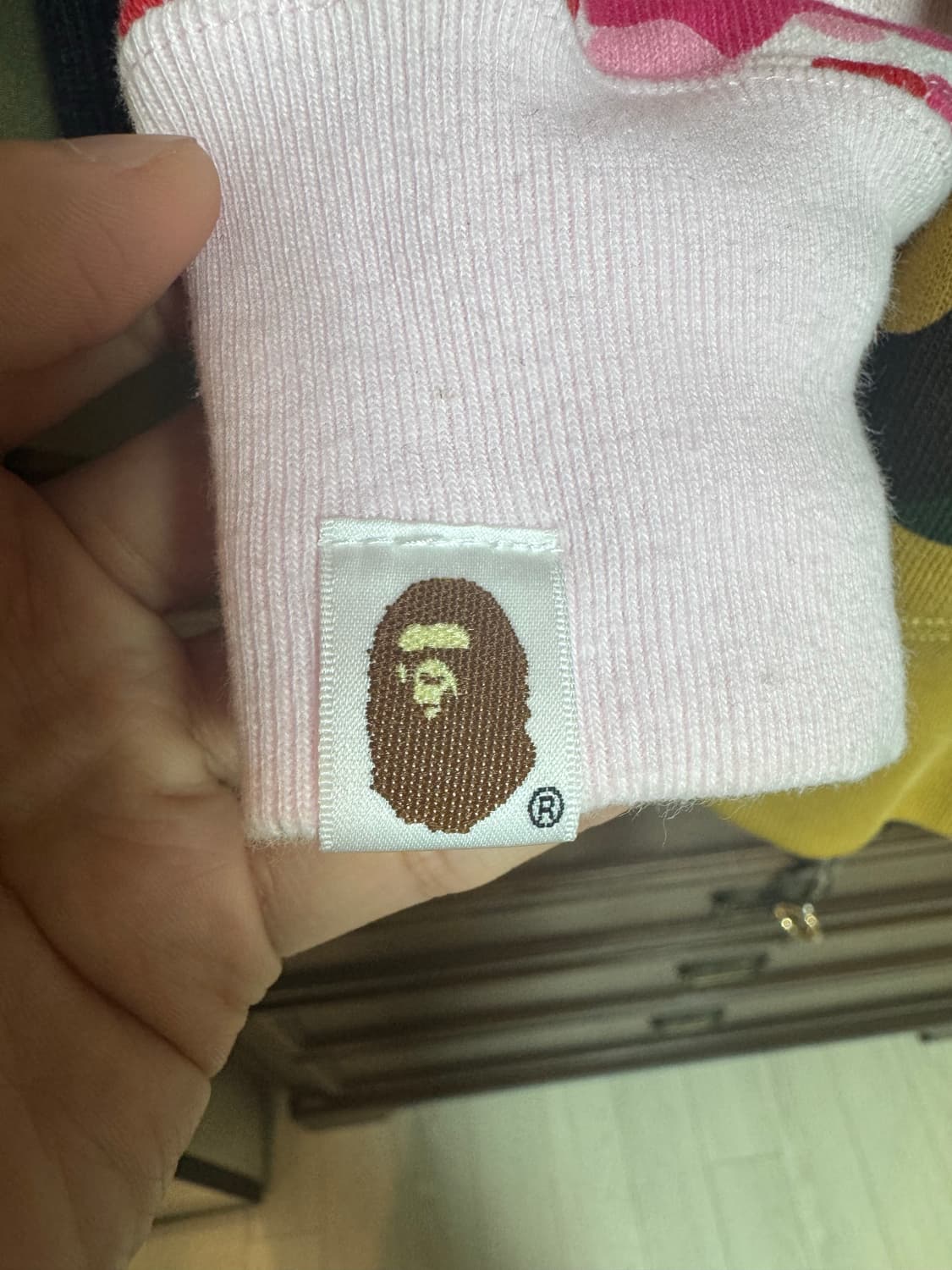 베이프스타 핑크 후드집업 M 상품이미지5