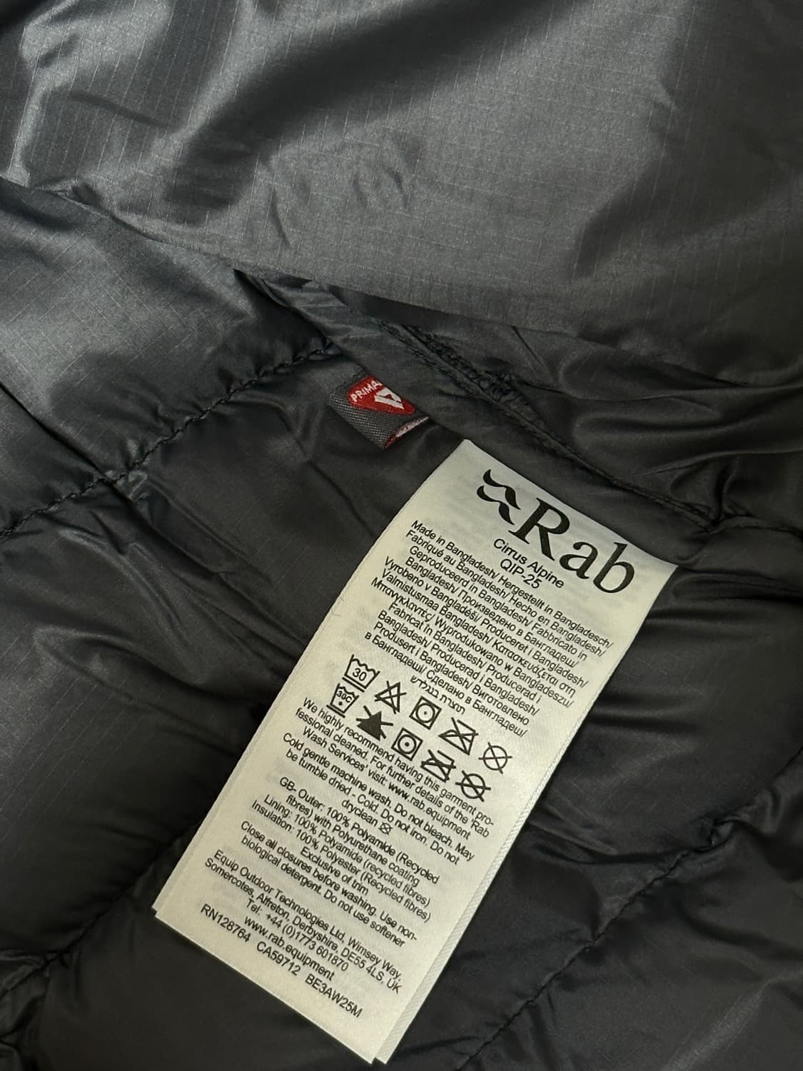 새상품) 랩 Rab 씨러스 알파인 후디 M 블랙 상품이미지6