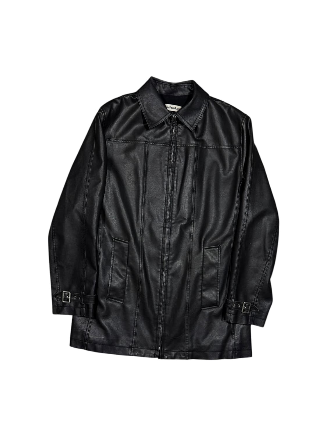 Theopen product 더오픈 프로덕트 에코 레더자켓 상품이미지2