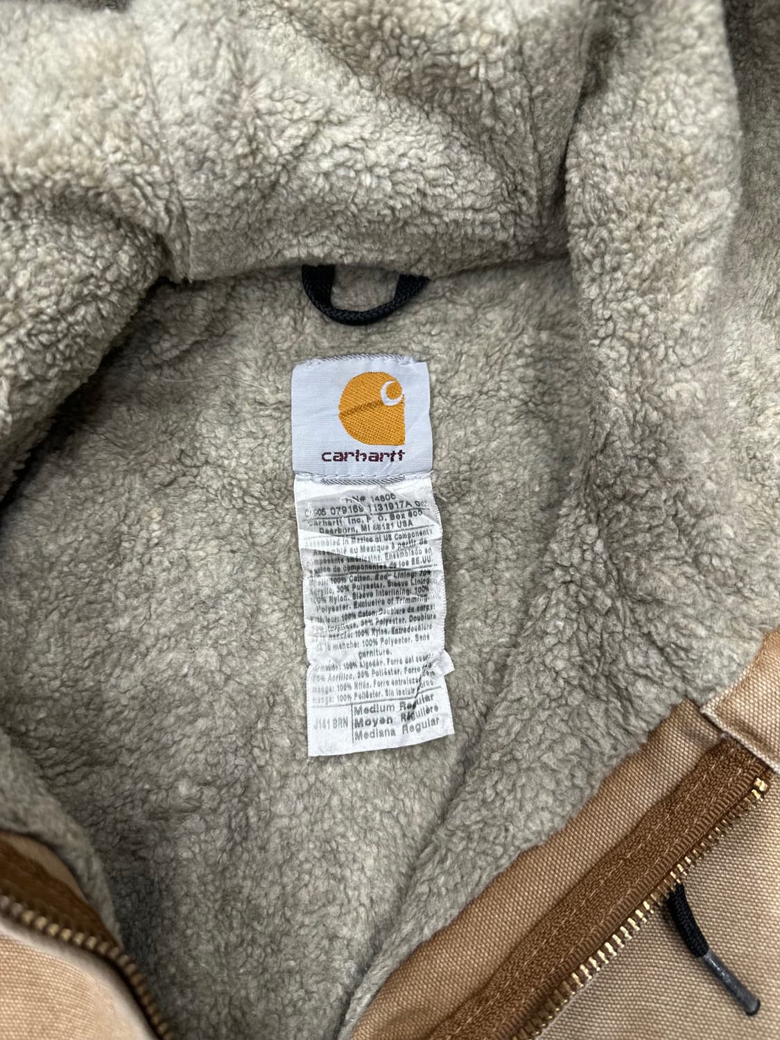칼하트 정품 j141 덕 엑티브 시에라 자켓 m 상품이미지4