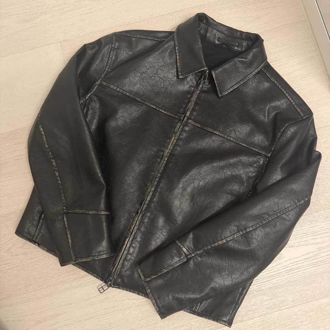 자라 가죽자켓 상품이미지1