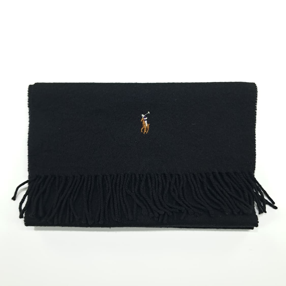 MX264 폴로 랄프로렌 블랙 램스울 목도리 머플러 상품이미지7