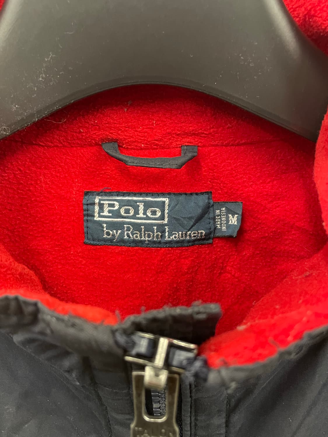 폴로 랄프로렌 네이비 나일론 쉘 자켓 탈론 지퍼 M 상품이미지4