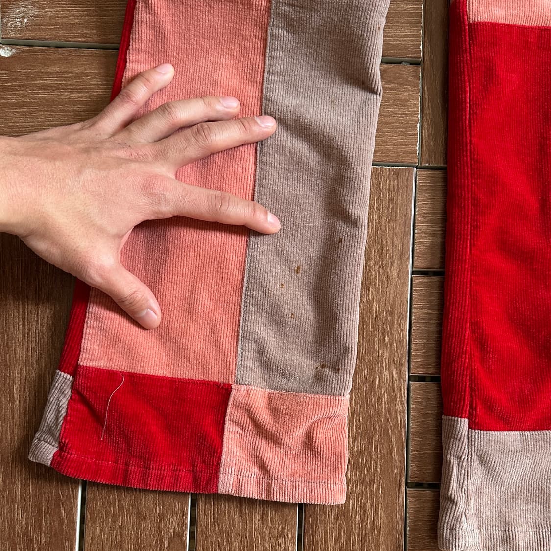 Cimarron corduroy patch work pants 상품이미지9