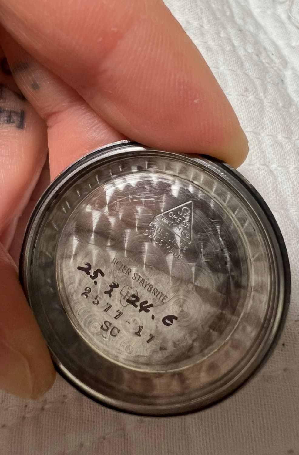 오메가 망치무브 씨마스터 드빌 더블네임 골드캡 오토매틱 상품이미지7