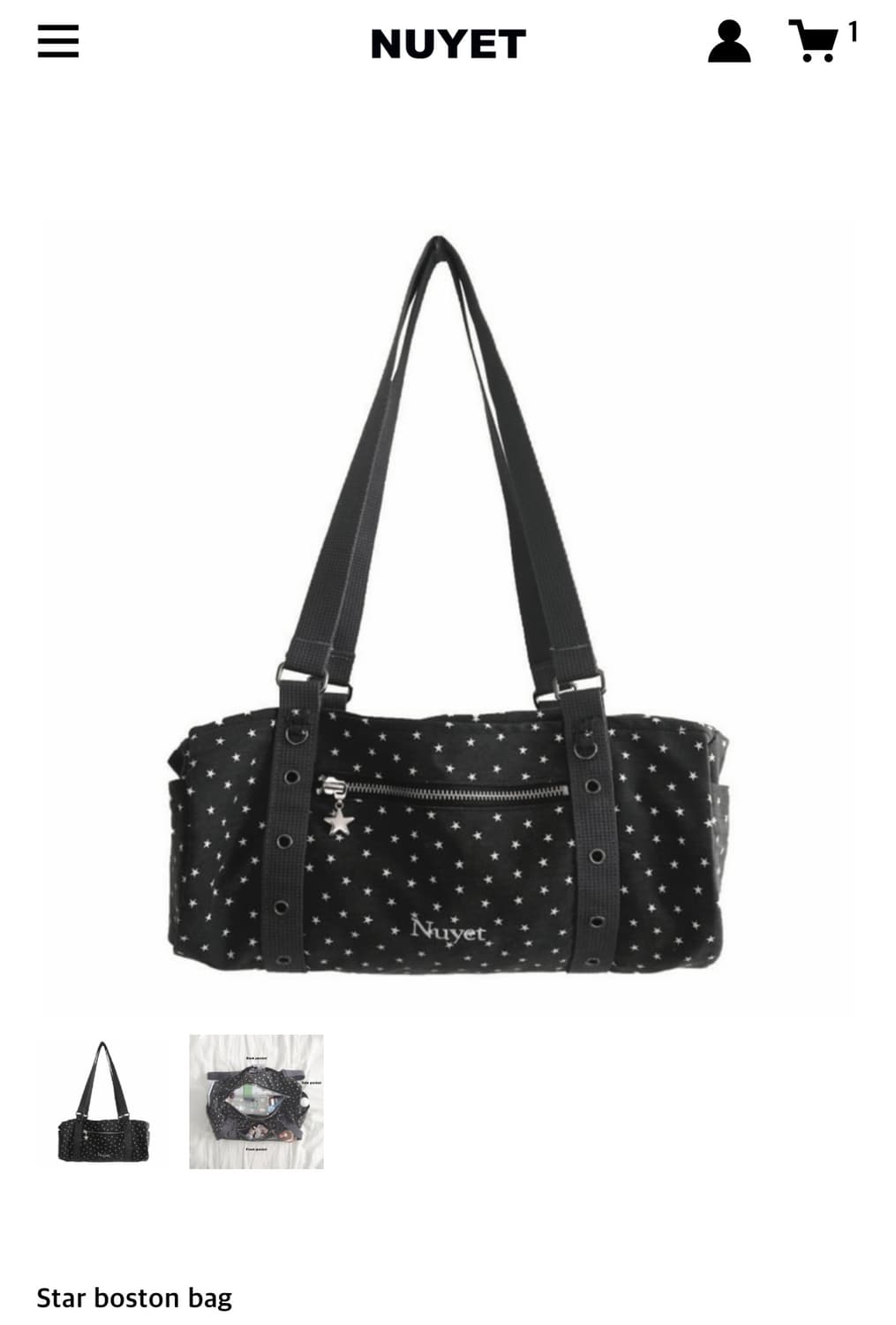 누엣 nuyet Star boston bag 상품이미지1