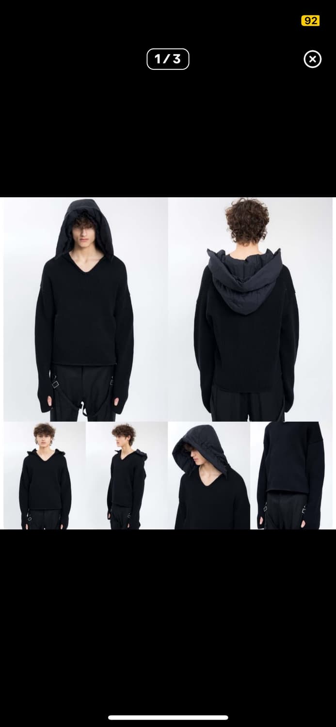 혜인서 후디드 니트 2 상품이미지2