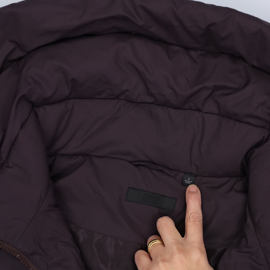 L 유니클로 여성 하이넥 다운패딩 0202H1 상품이미지3