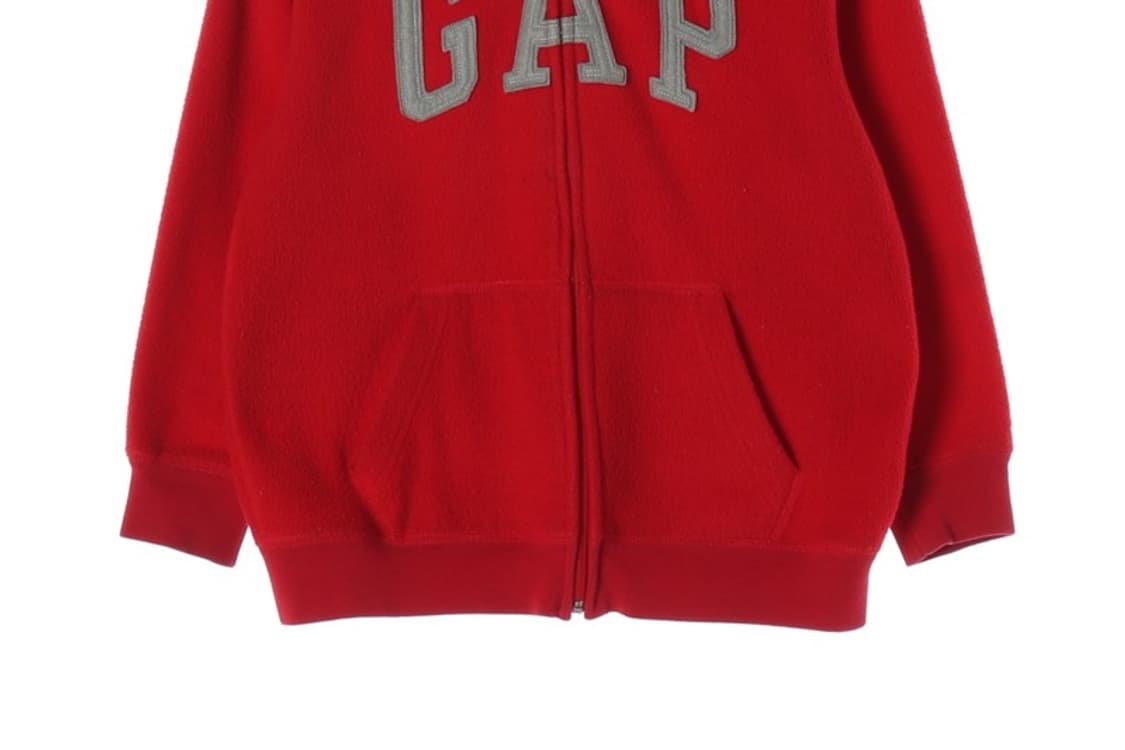 GAP 레드 기모 후드 집업   상품이미지4