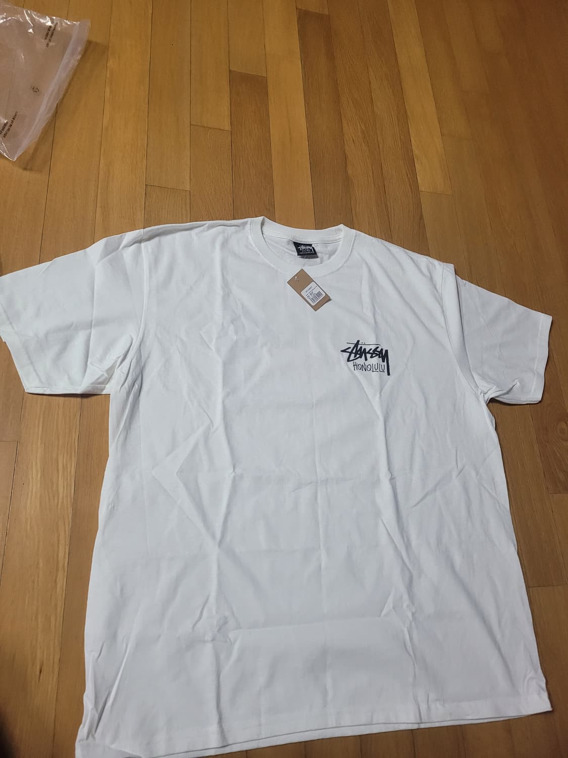 스투시 스탁 호놀룰루 티셔츠 화이트 상품이미지1