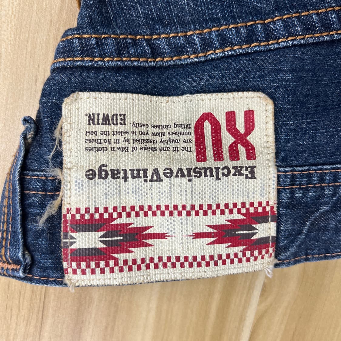 Edwin 에드윈 익스클루시브 빈티지 웨스턴 데님 팬츠 32 상품이미지3