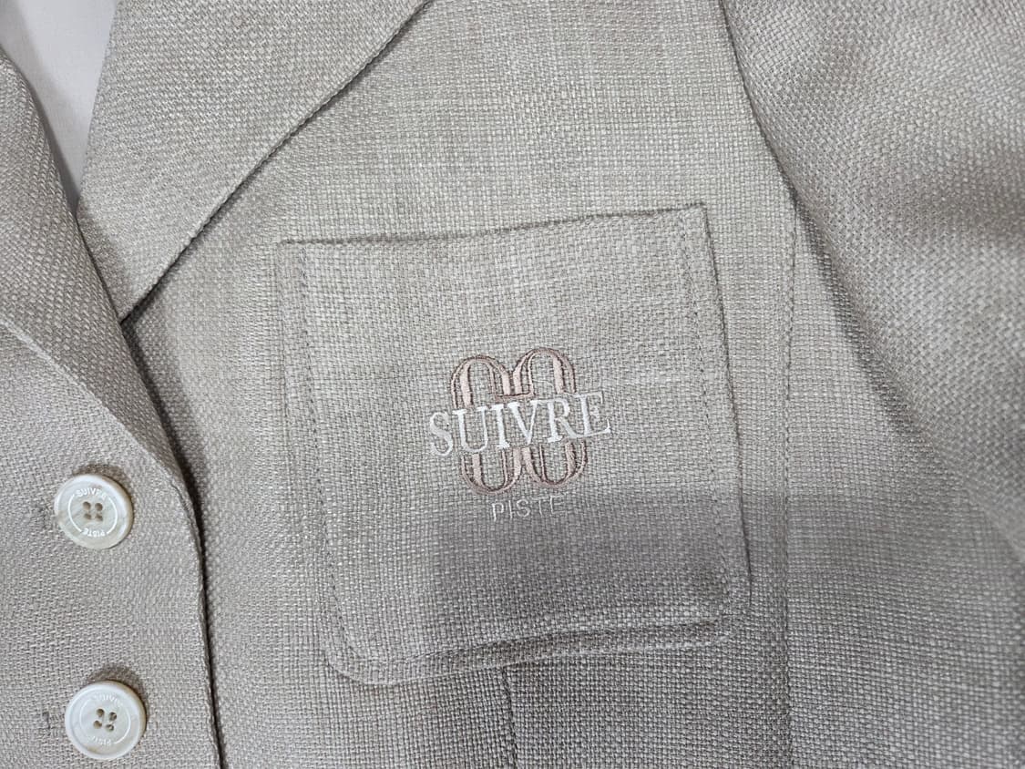 JJ 지고트 반팔 린넨 블레이저 자켓 XS 상품이미지7