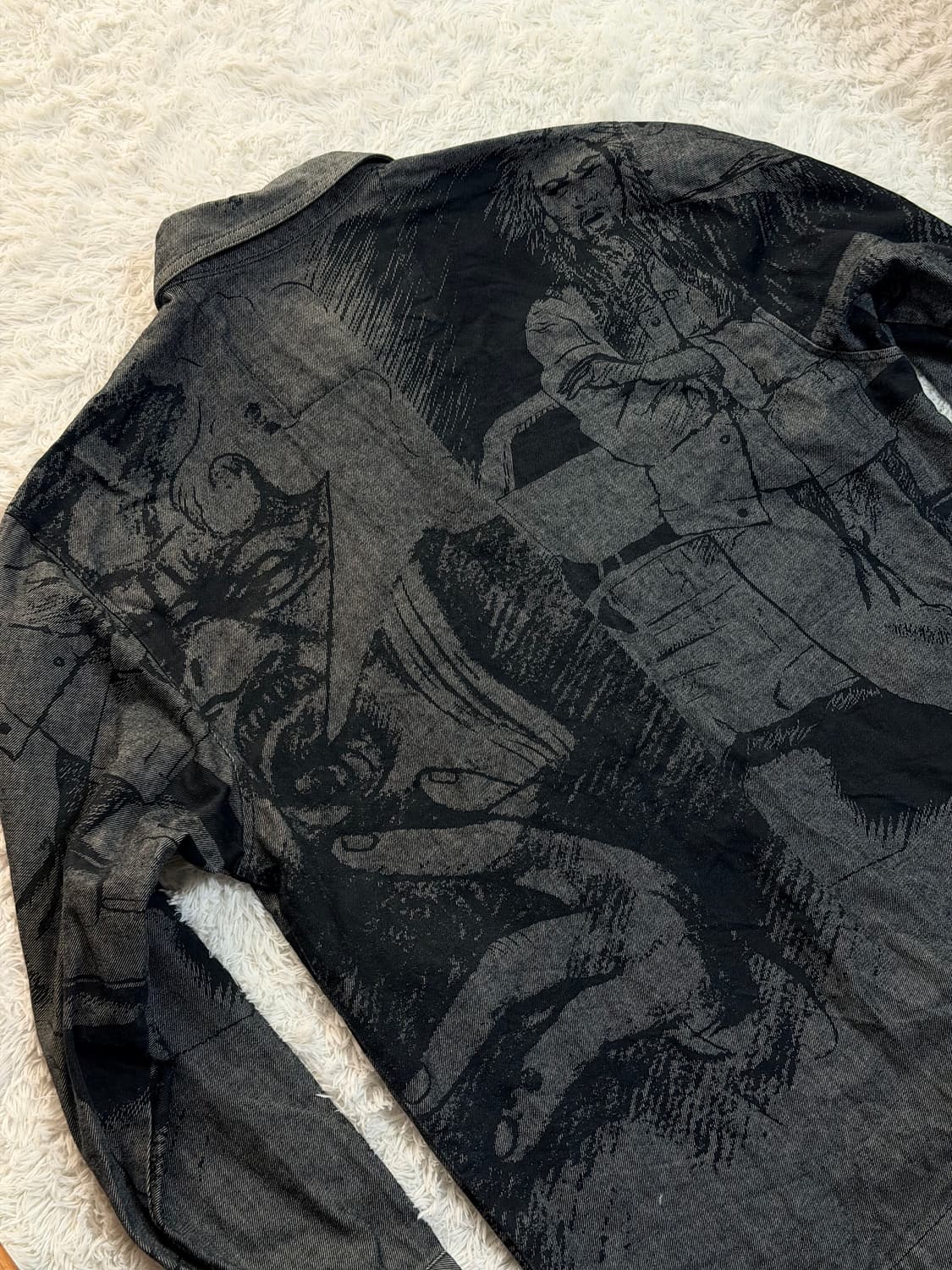 칼카니(Karl Kani) x 밥 말리 올오버 프린트 데님 셔츠 상품이미지2