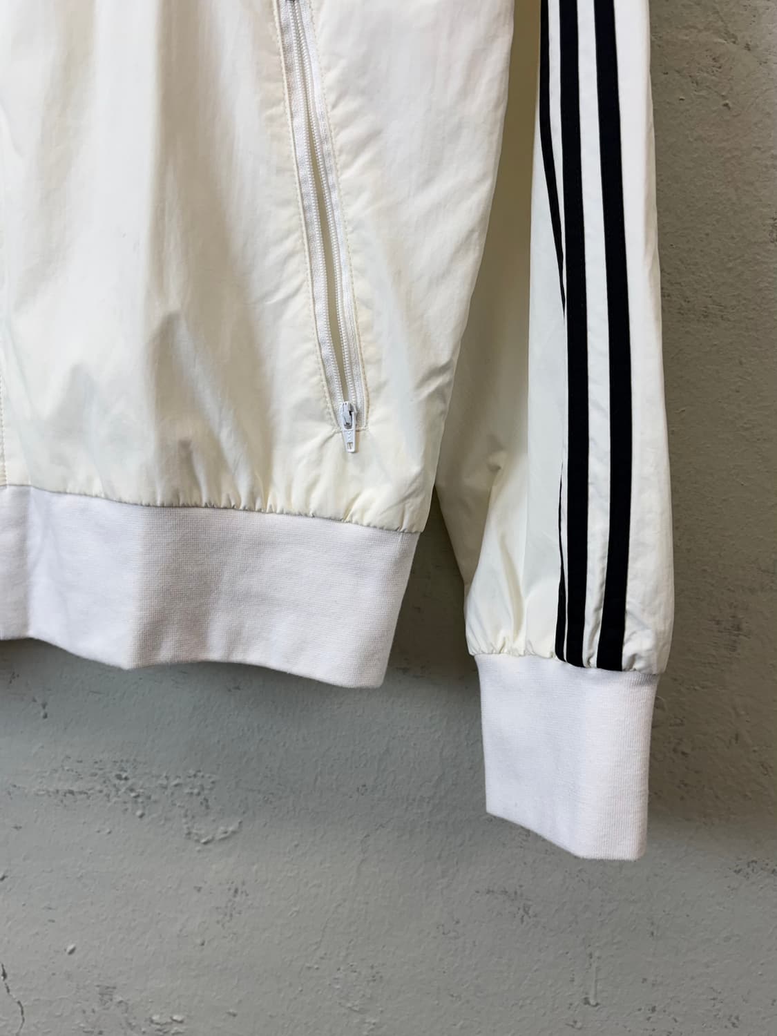 아디다스 빈티지 독일 화이트 트랙탑 바람막이 상품이미지4