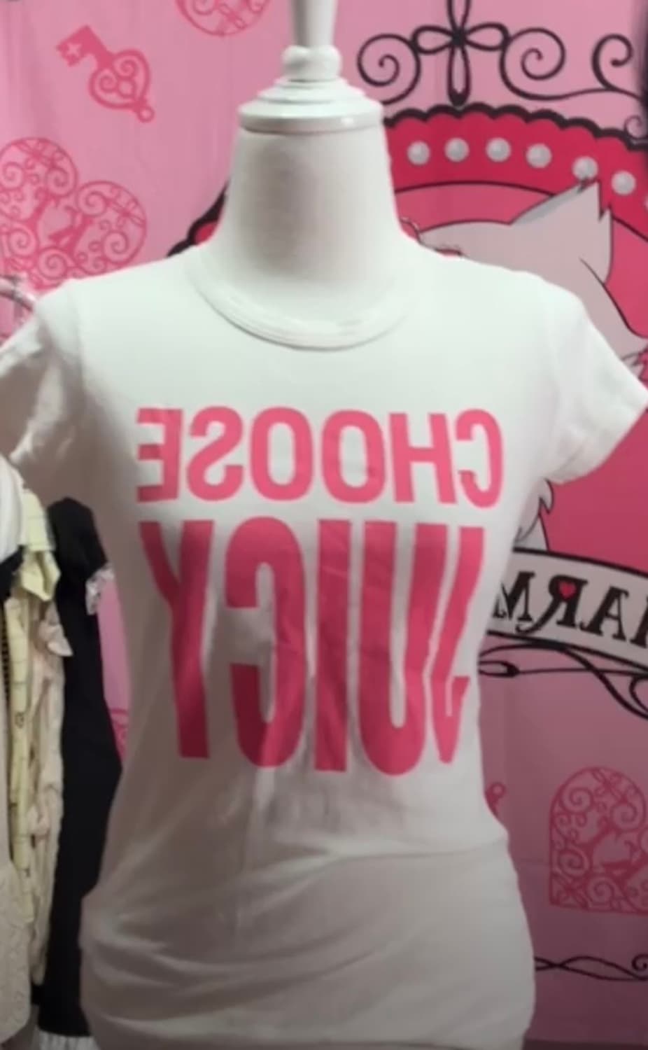 쥬시꾸띄르 영문 로고 반팔 티셔츠 상품이미지1