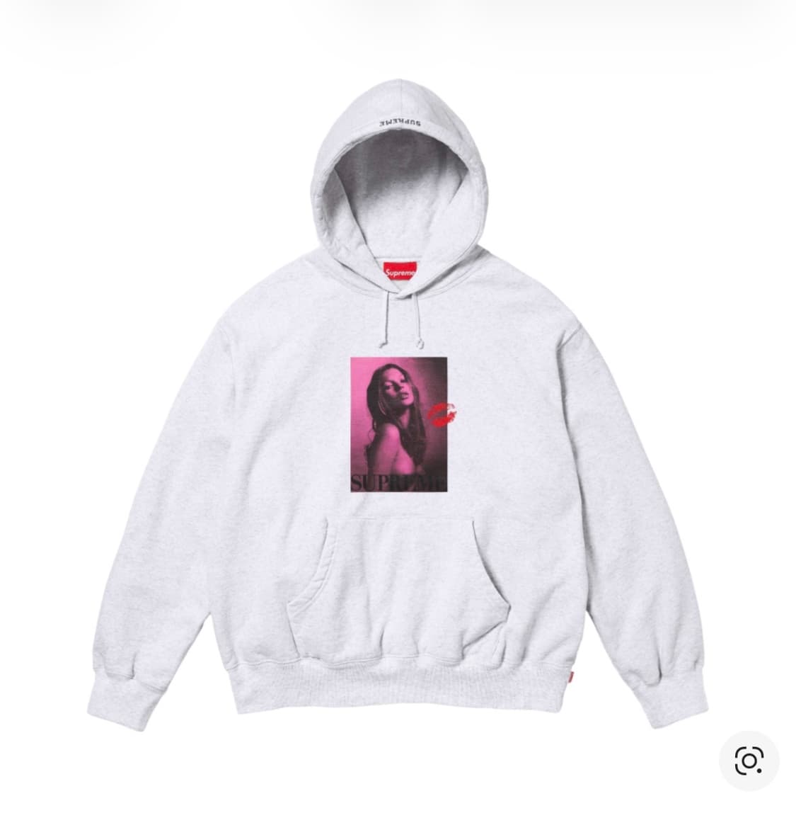 슈프림 x 케이트 모스 후드 스웨트셔츠 애쉬 그레이 - 24FW 상품이미지1