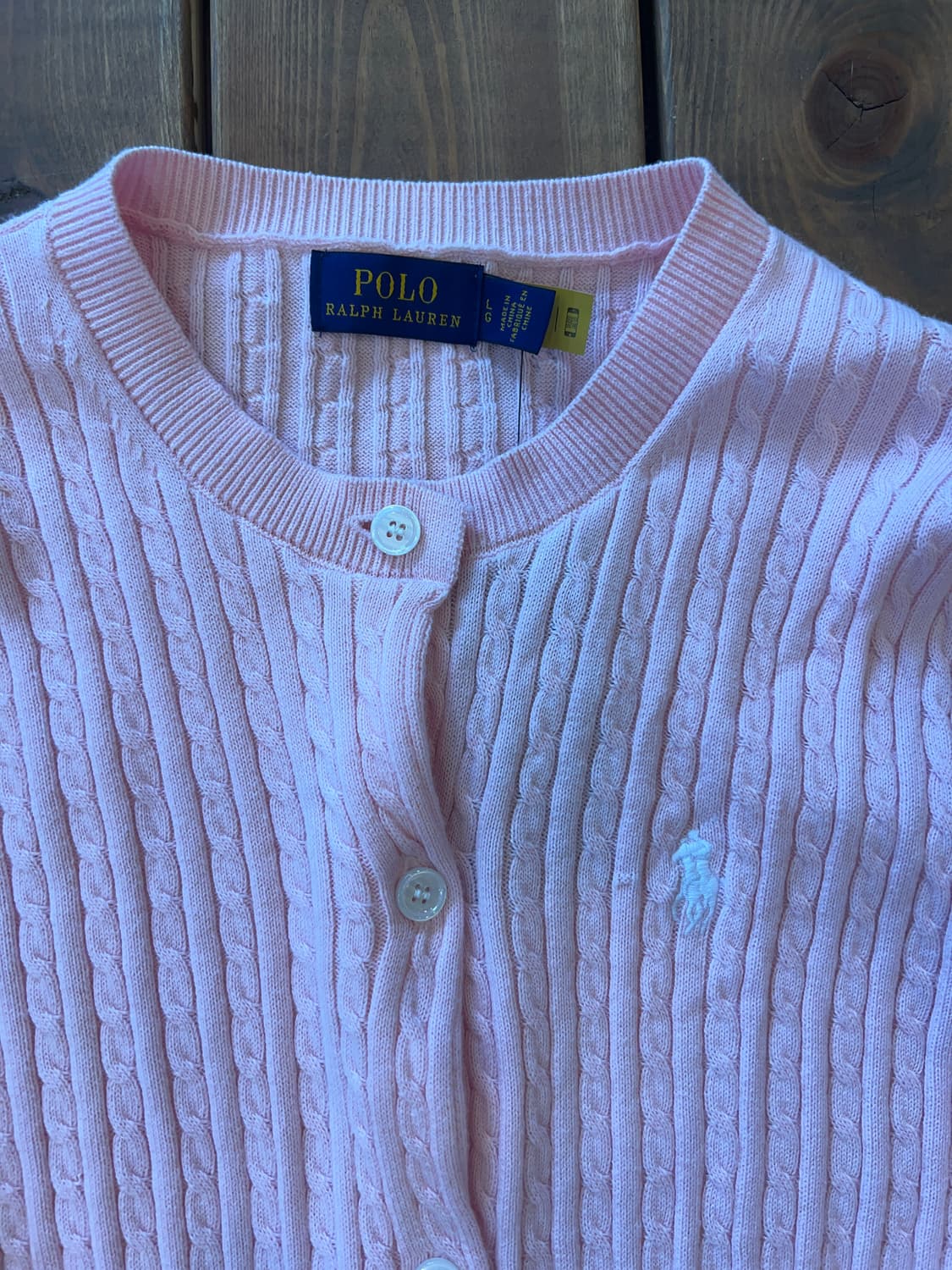 폴로 딸기우유 니트 가디건 상품이미지7