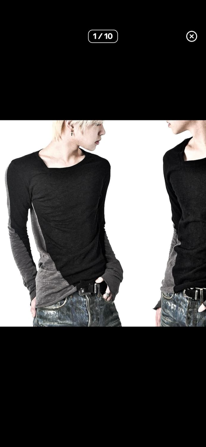 구매글) Crud Archive Asymmetric Long Sleeve 상품이미지1