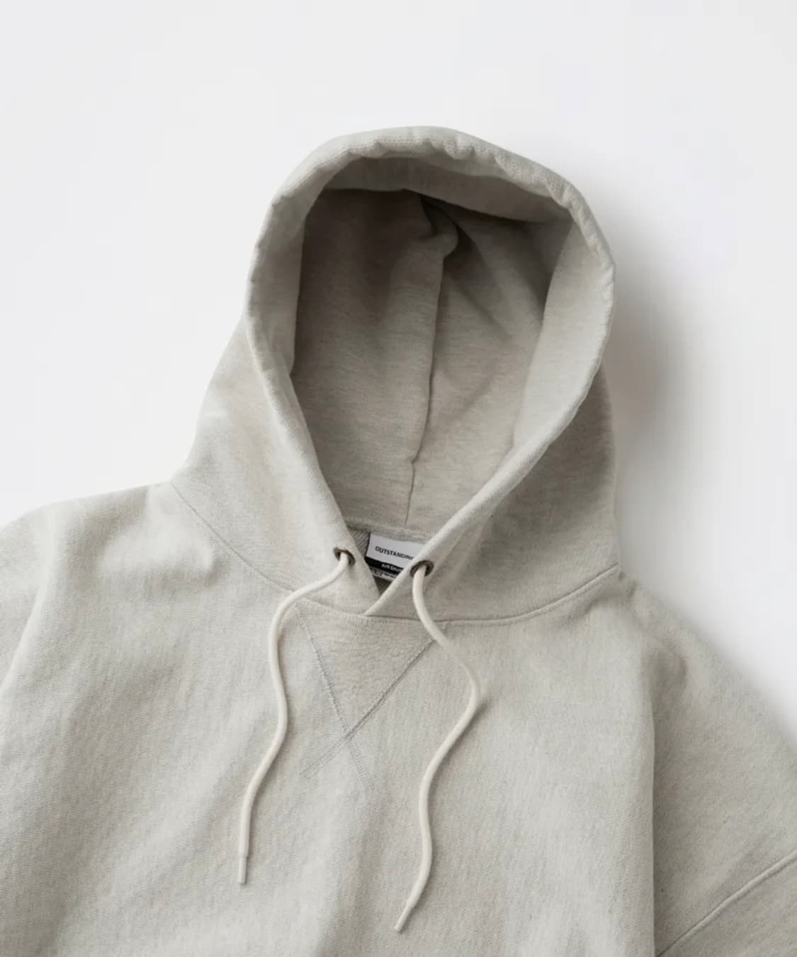 아웃스탠딩 헤비 후드 오트밀 L 상품이미지3