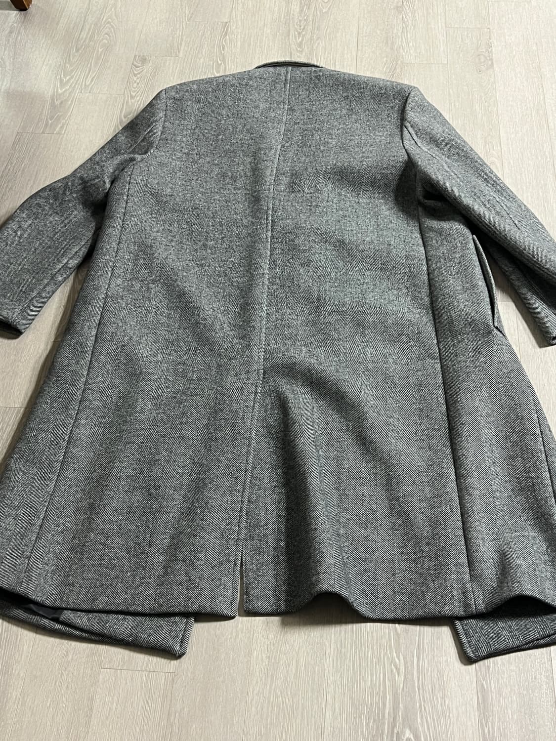 가먼트레이블 헤링본 코트 XL 상품이미지4