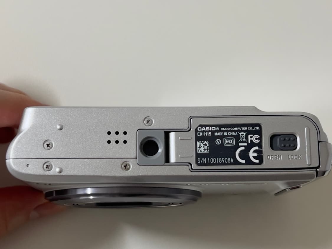 카시오 엑슬림 h15 실버 디카 상품이미지4