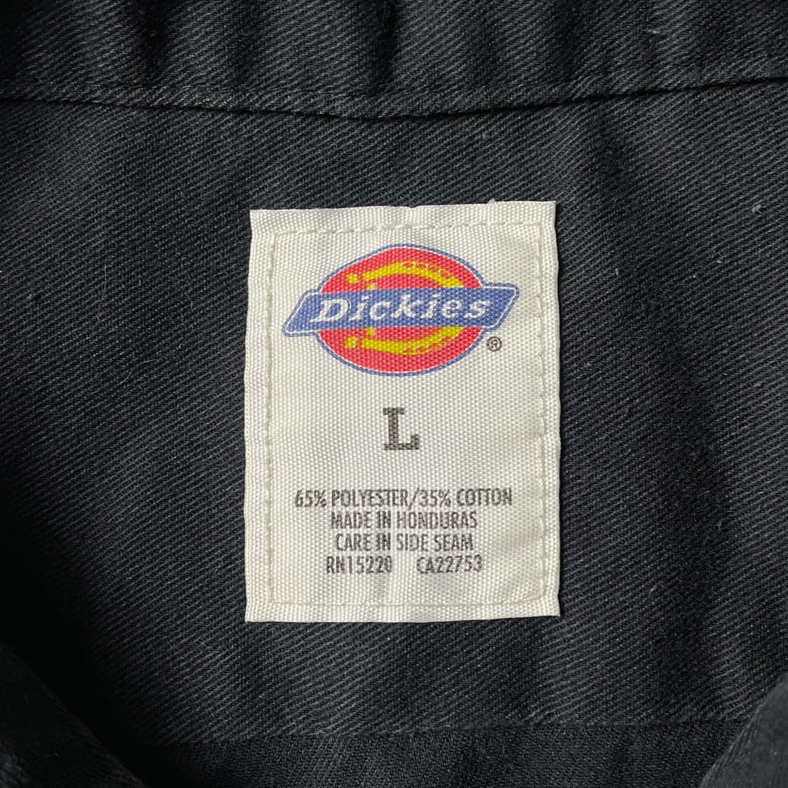 DICKIES 디키즈 빈티지 블랙 플랩포켓 워크 셔츠 A00881 상품이미지9