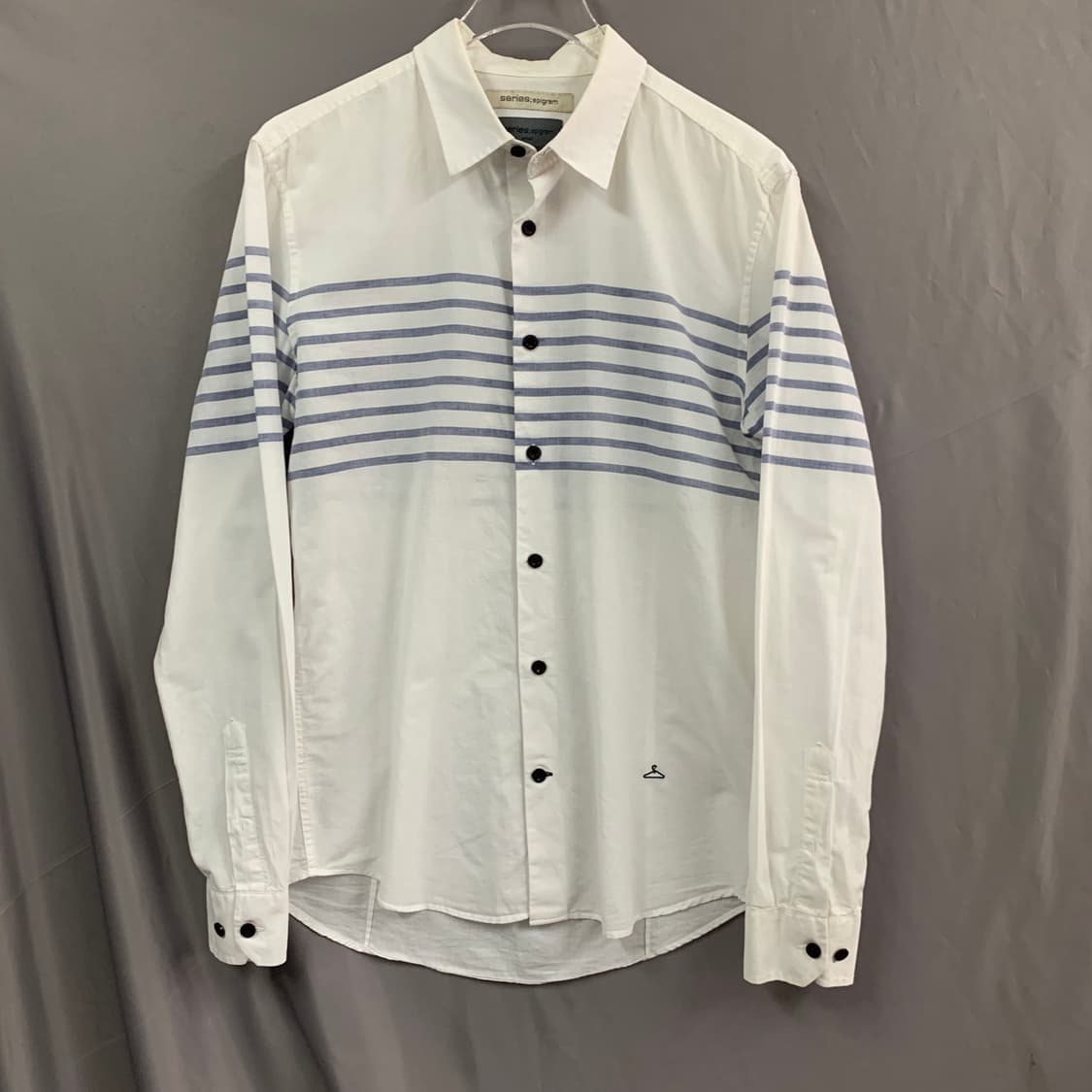 S 시리즈 에피그램 위캔드 블루 스트라이프 셔츠 상품이미지1