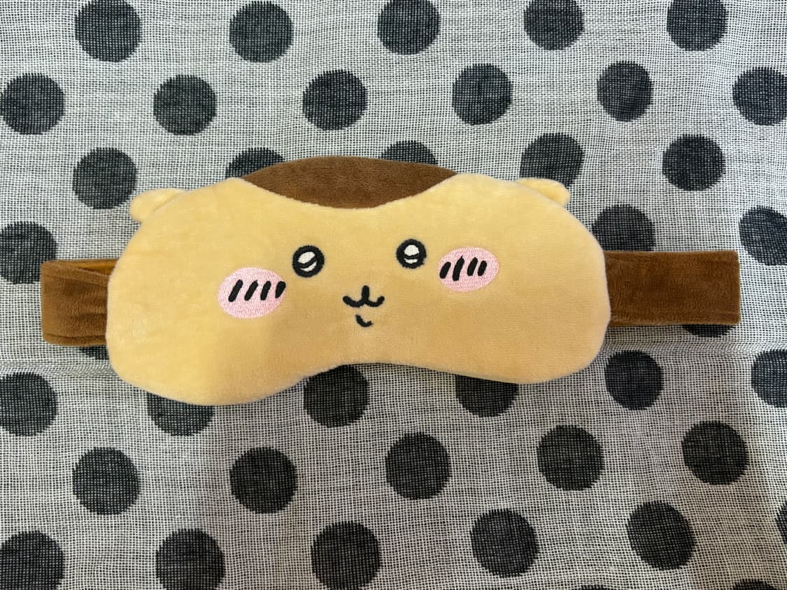 [미사용] 치이카와 쿠리만쥬 수면안대 먼작귀 굿즈 상품이미지1